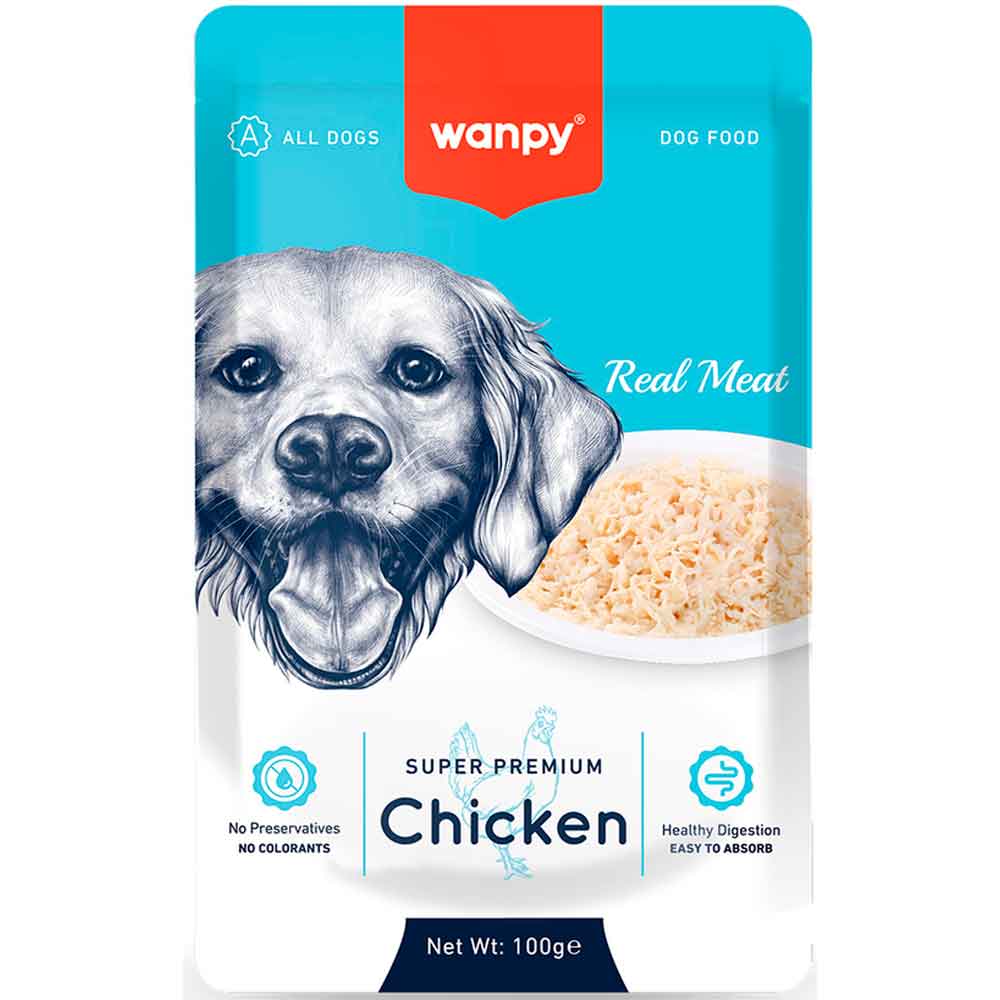 Wanpy Köpek Konservesi Pouch Tavuklu 100 Gr